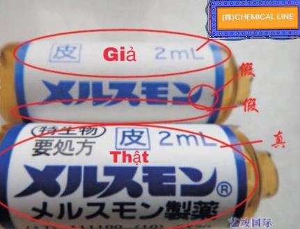 Phân biệt tế bào gốc nhau thai tiêm Melsmon Nhật Bản thật - giả