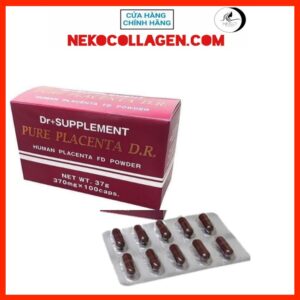 Viên uống tế bào gốc Pure Placenta D.R 100 Nhật Bản 100 viên