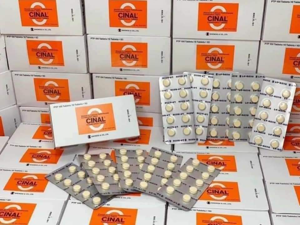 Viên uống trắng da ngừa mụn Cinal C Nhật Bản 100 viên